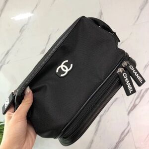 Chanel beauty cosmetic bag